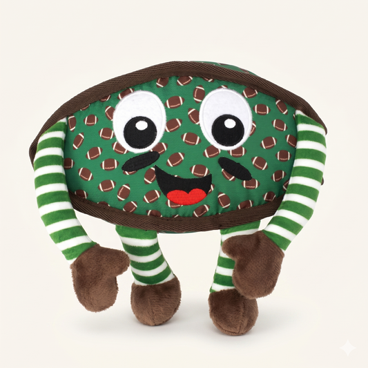 Football Player Dog Toy